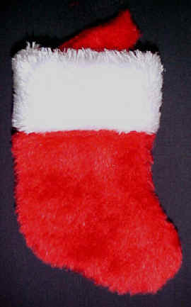red plush mini socks