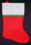 Green Trim Christmas Stocking is back