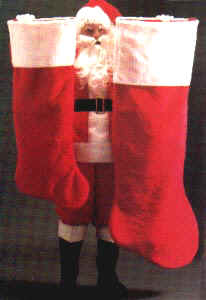 Jumbo Red Felt Christmas Stockings