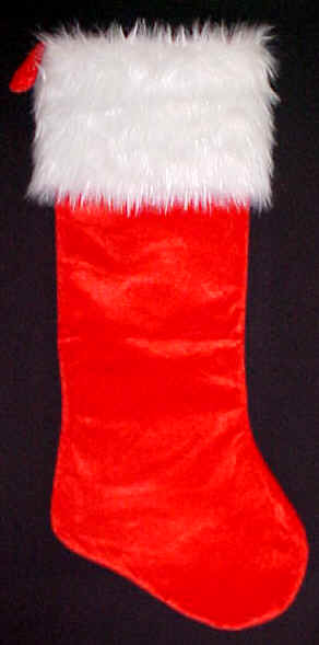 BIG Velvet Christmas Stocking