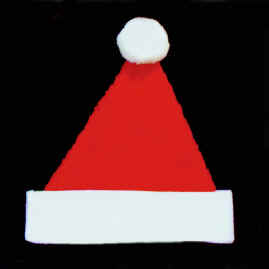 Personalized Santa Hats Plush Red