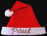 Felt Santa Hats Personalized