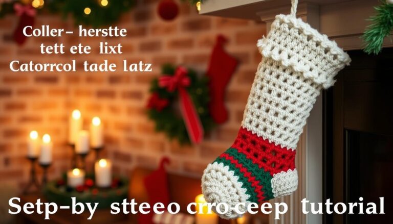 how to crochet christmas stocking